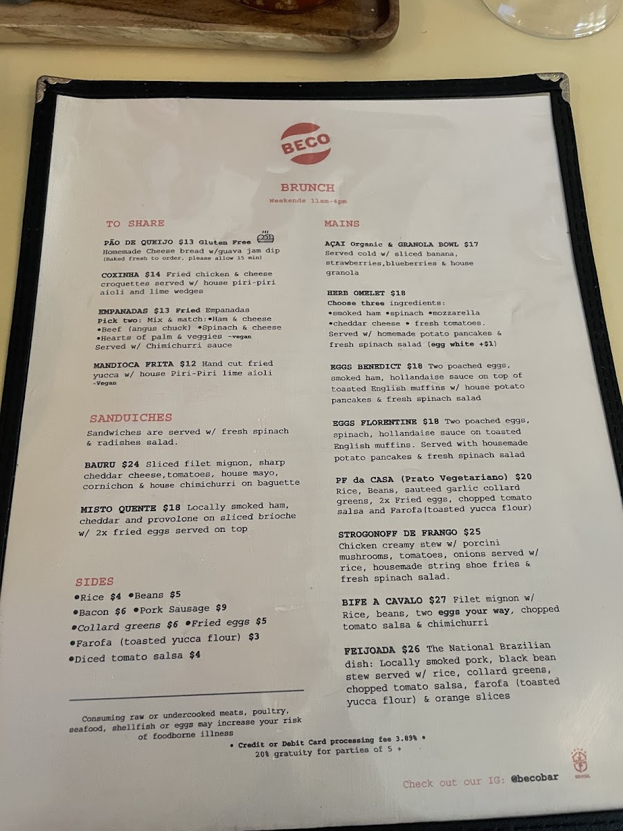 Beco Brooklyn Menu-1